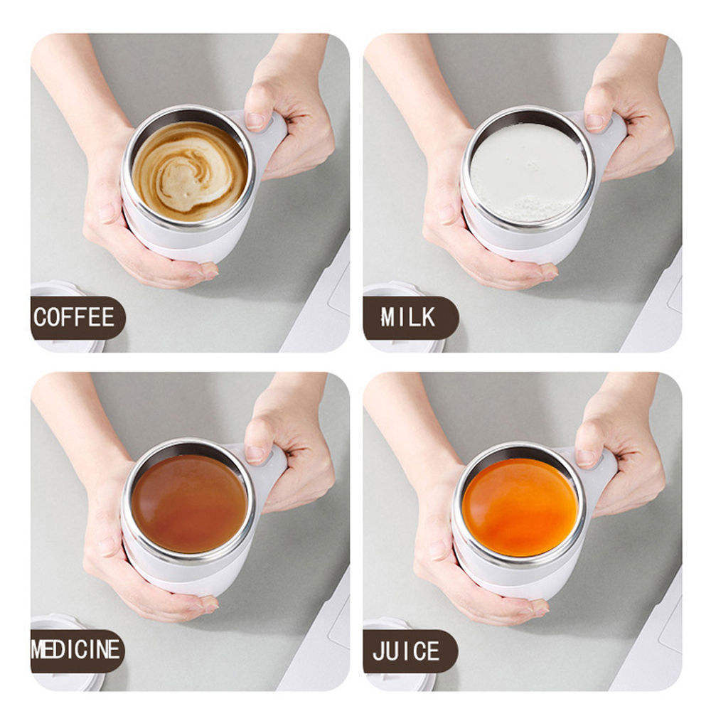 Electric Stirring Cup Full-automatic Magnetic Rotating Coffee Mug Charging