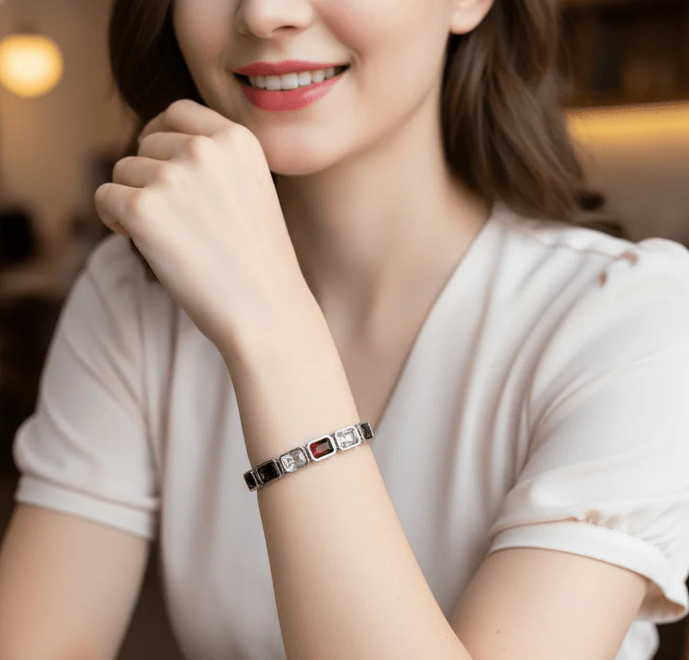 Rainbow Gem Luxe Bangle